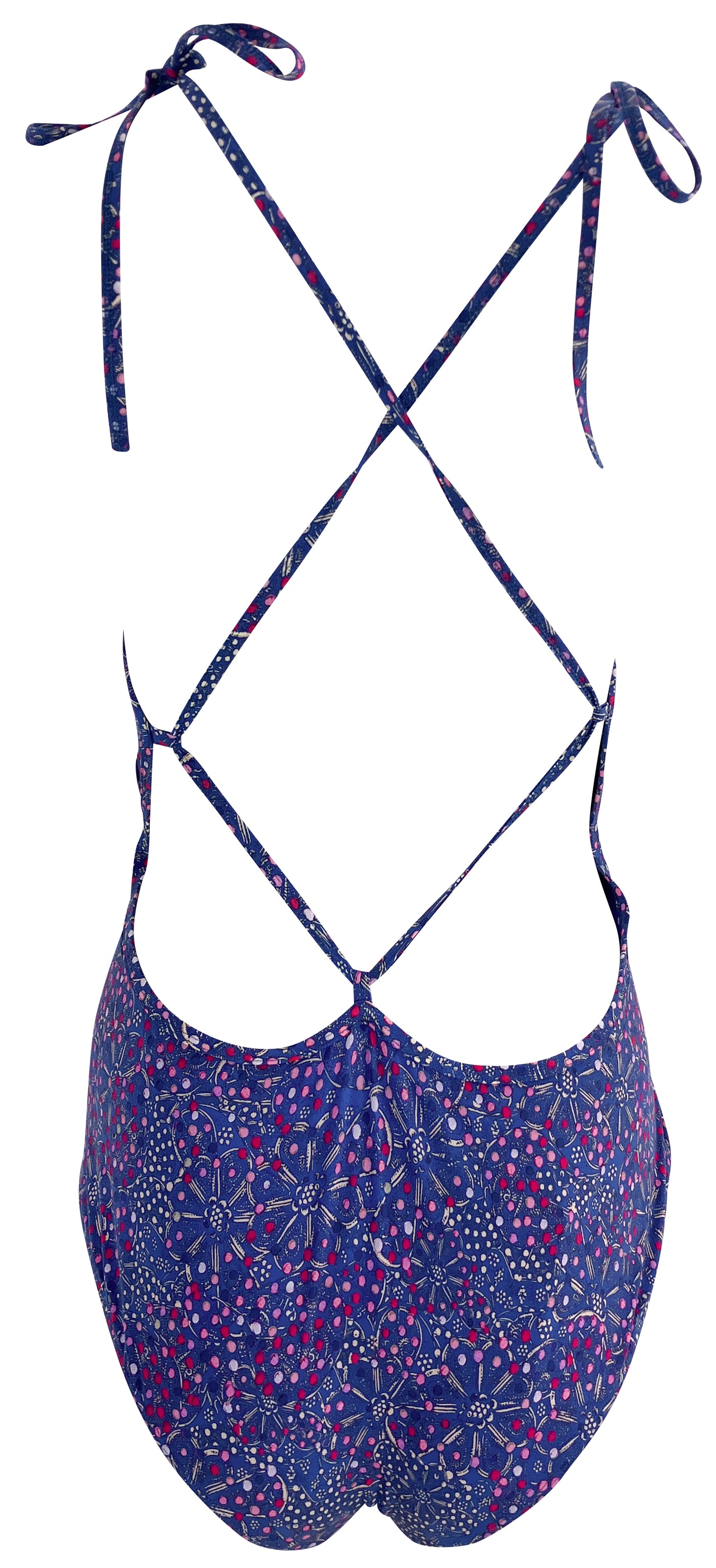 Isabel Marant Swan Swimsuit in Blue and Pink - Discounts on Isabel Marant at UAL
