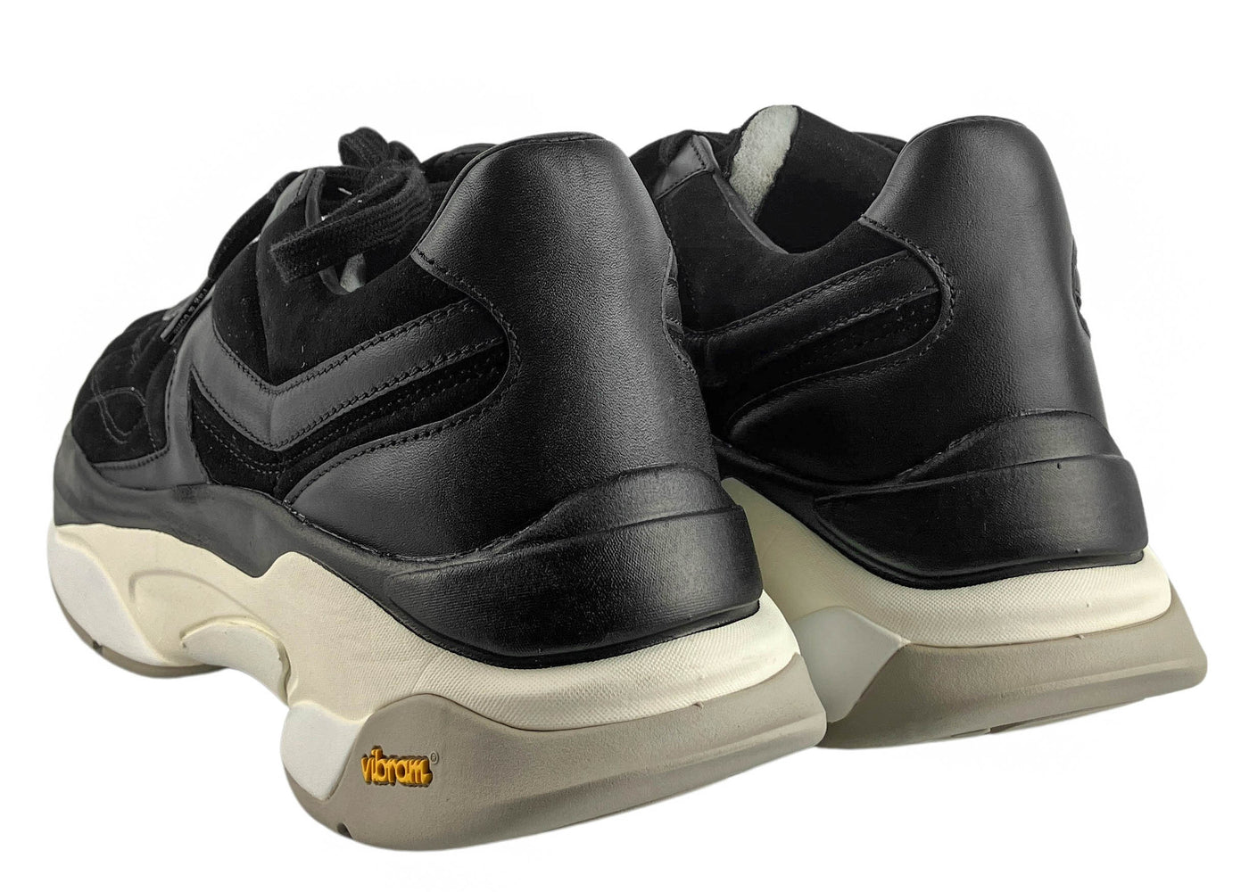 rag & bone Legacy Runner Sneakers in Black Suede - Discounts on Rag & Bone at UAL
