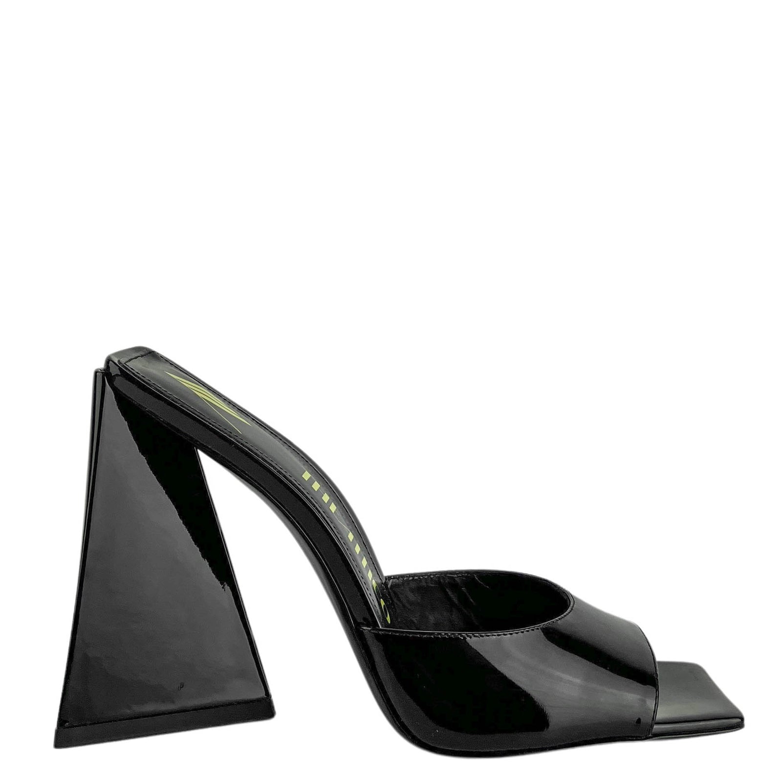 The Attico Devon Mules in Black Patent Leather - Discounts on The Attico at UAL