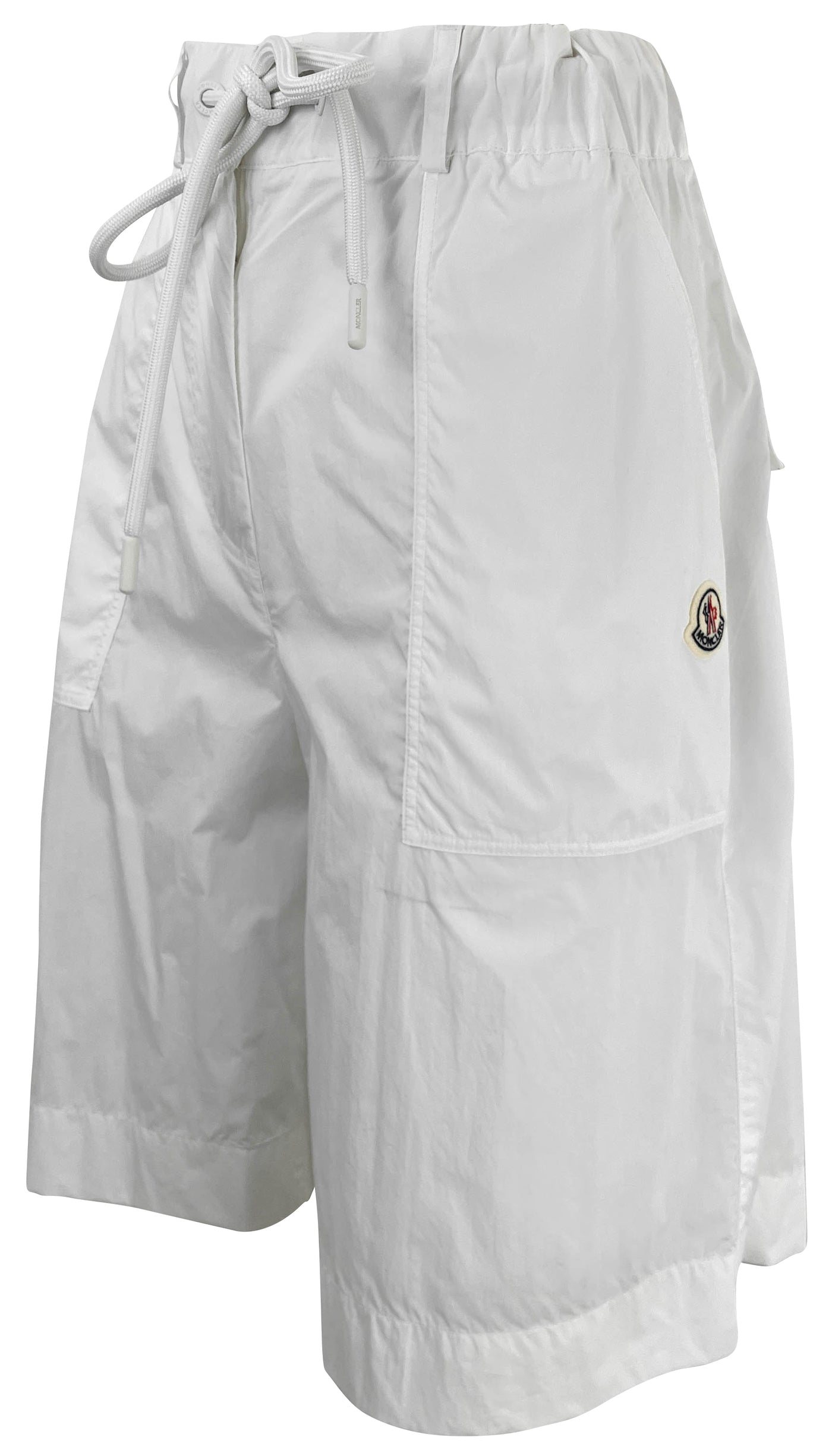 Moncler Long Shorts in White - Discounts on Moncler at UAL