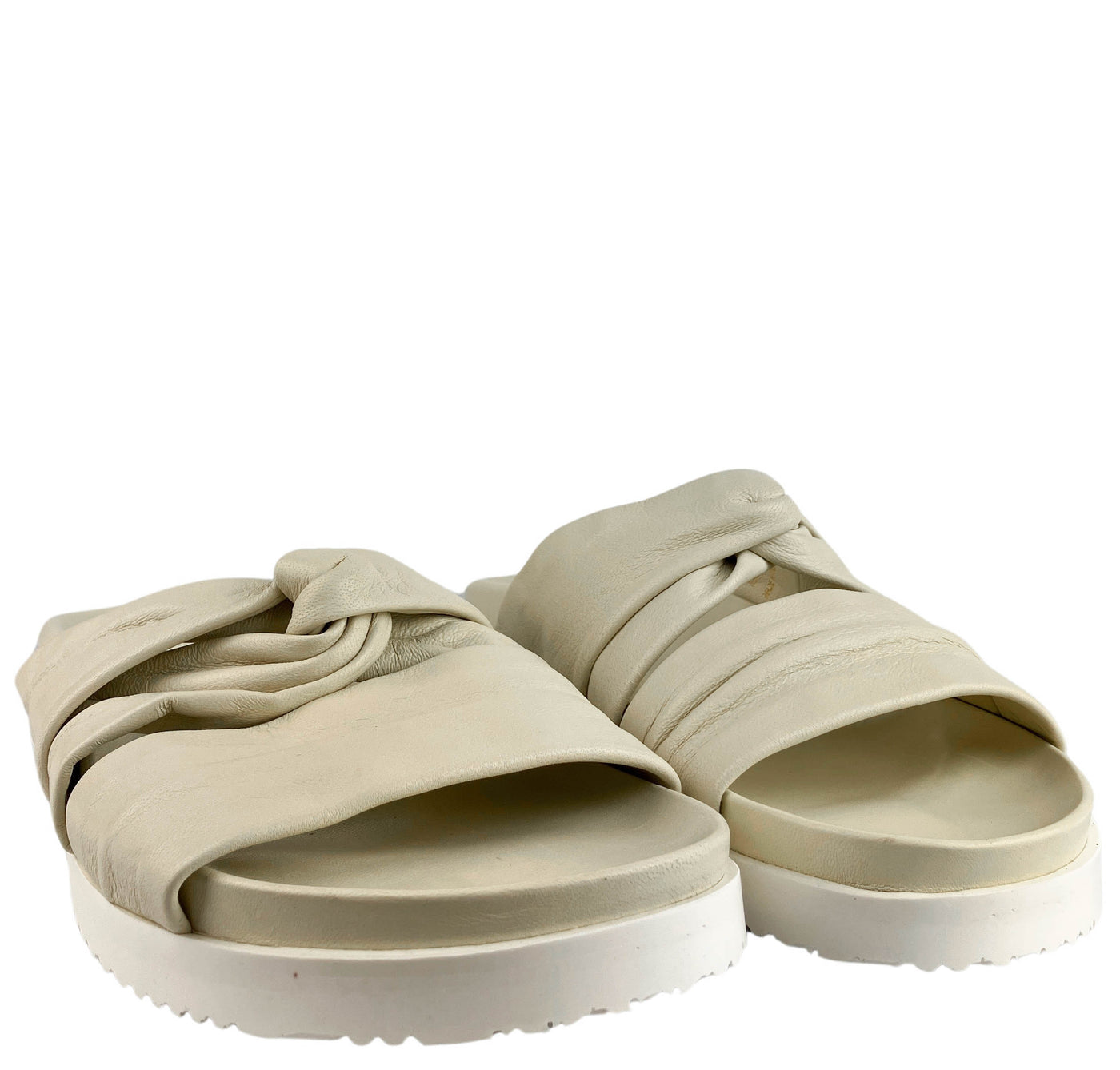 Phillip Lim Twisted Sandals in Vanilla - Discounts on Phillip Lim at UAL