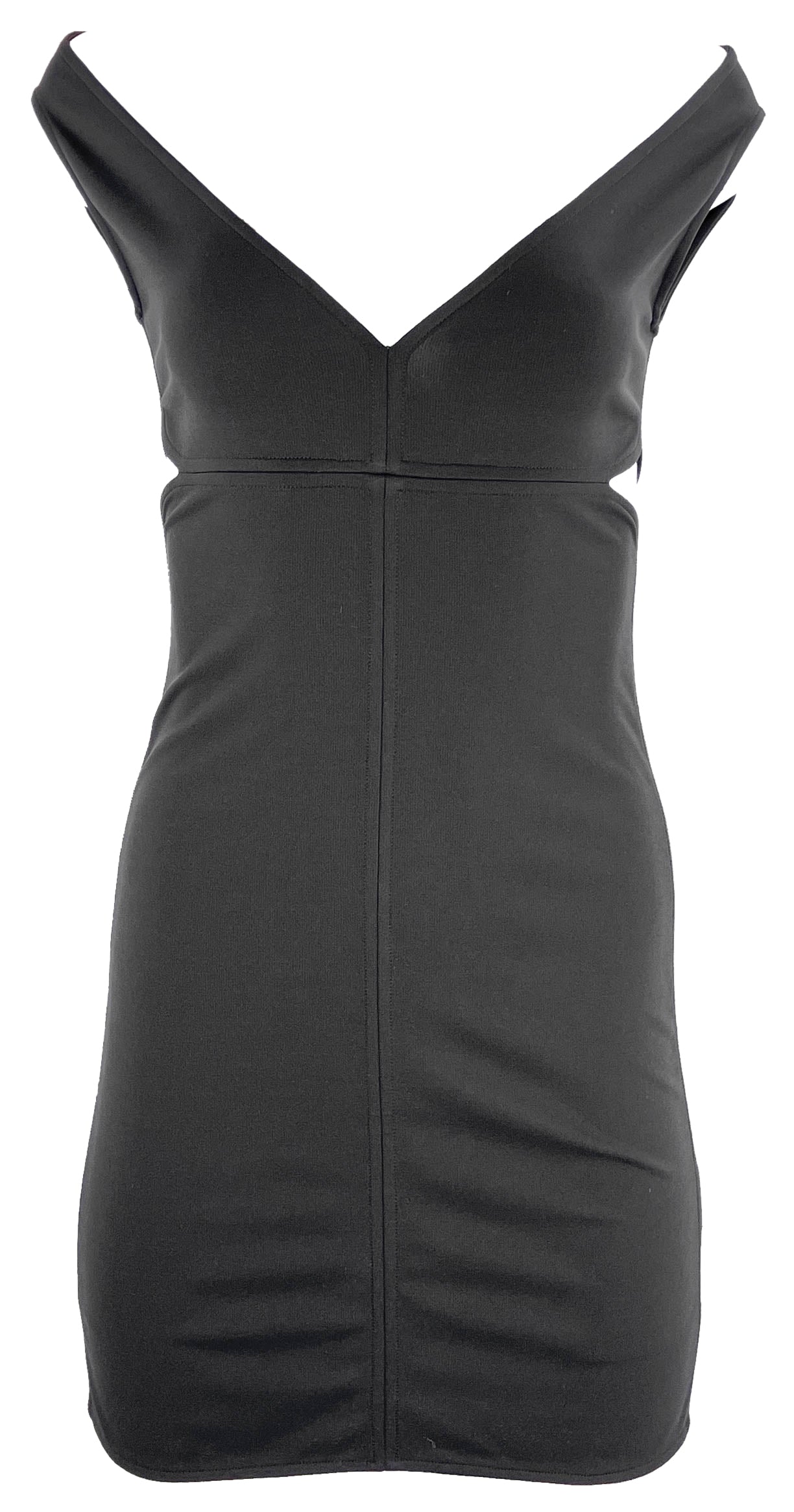 Courrēges Cut-Out Mini Dress in Black - Discounts on Courrēges at UAL