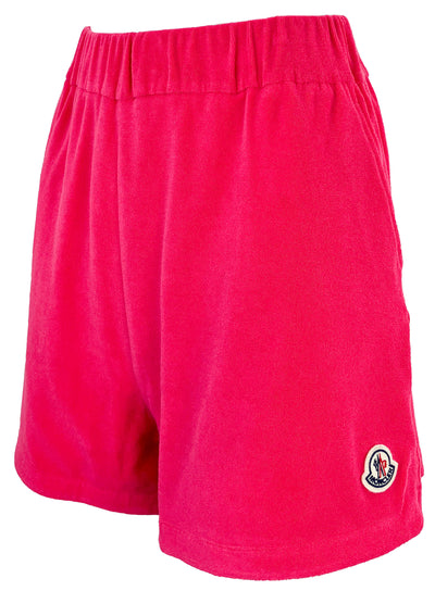 Moncler Sweat Shorts in Pink - Discounts on Moncler at UAL