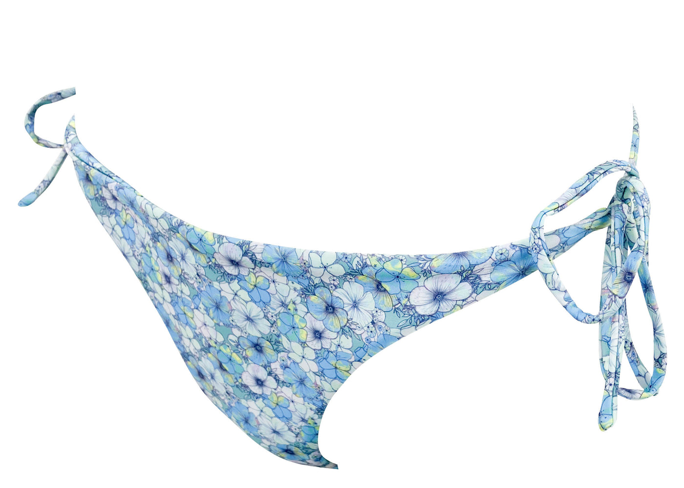 Peixoto Tonie Bikini Bottoms in Blue Floral - Discounts on Peixoto at UAL