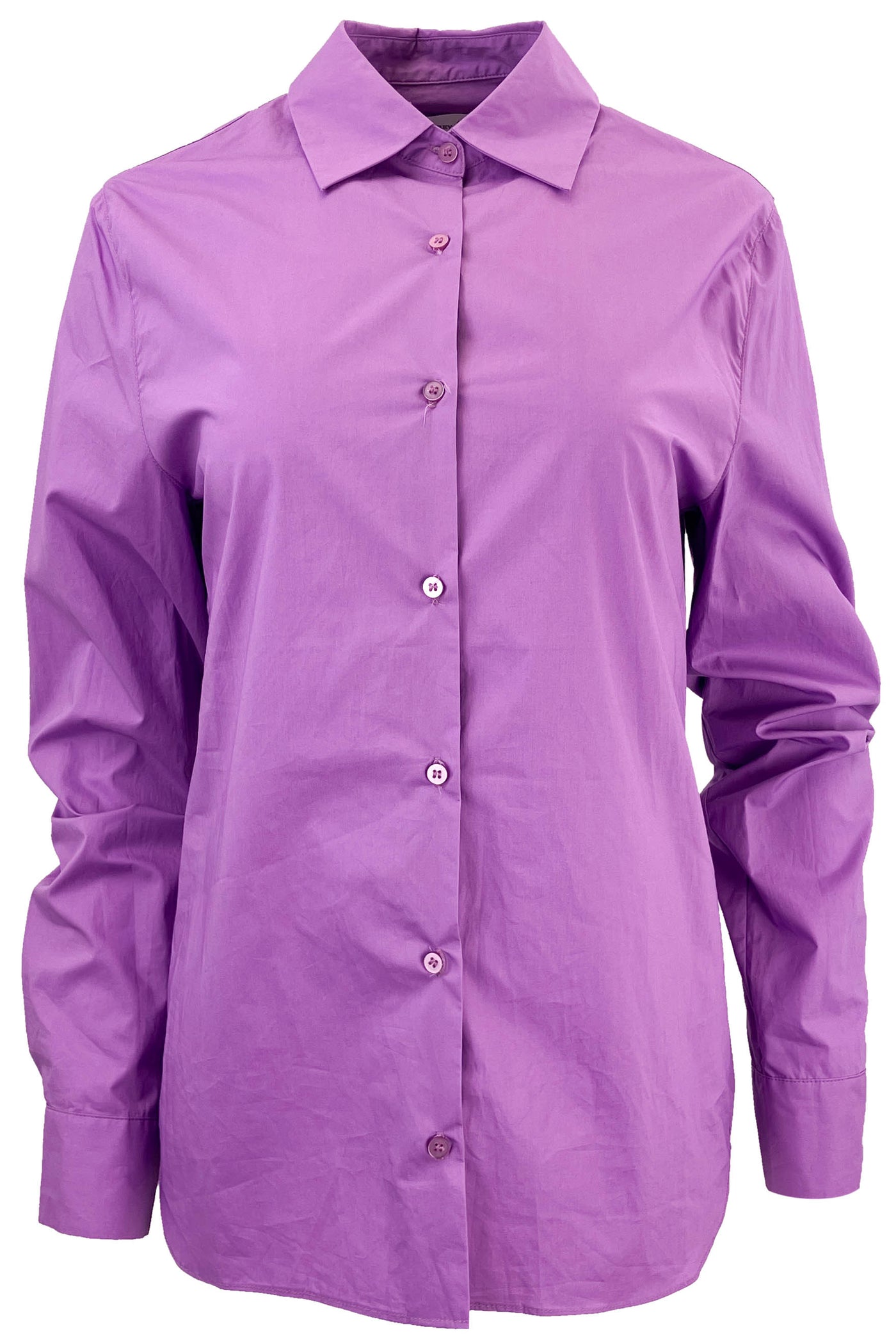 Grey/Ven The Reiki Boyfriend Button Down Shirt in Violet - Discounts on Grey/Ven at UAL
