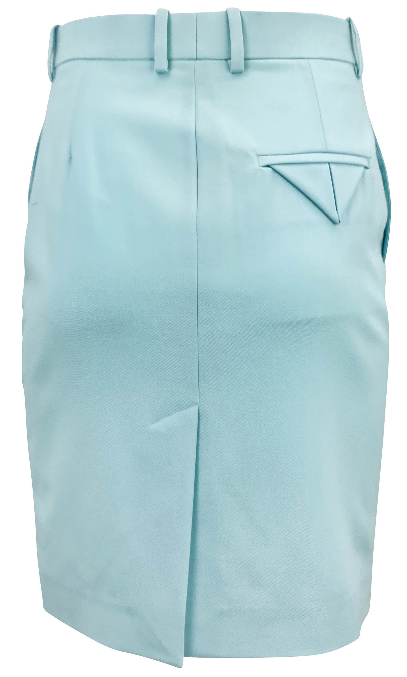 Bottega Veneta Wool Skirt in Light Blue - Discounts on Bottega Veneta at UAL