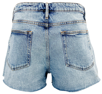Frame Le Grand Garcon Denim Shorts in Hideaway - Discounts on Frame at UAL