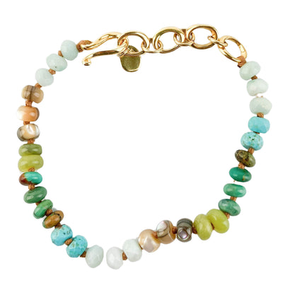 Chan Luu Monterrey Bracelet in Turquoise Mix - Discounts on Chan Luu at UAL