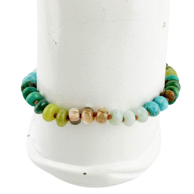 Chan Luu Monterrey Bracelet in Turquoise Mix - Discounts on Chan Luu at UAL