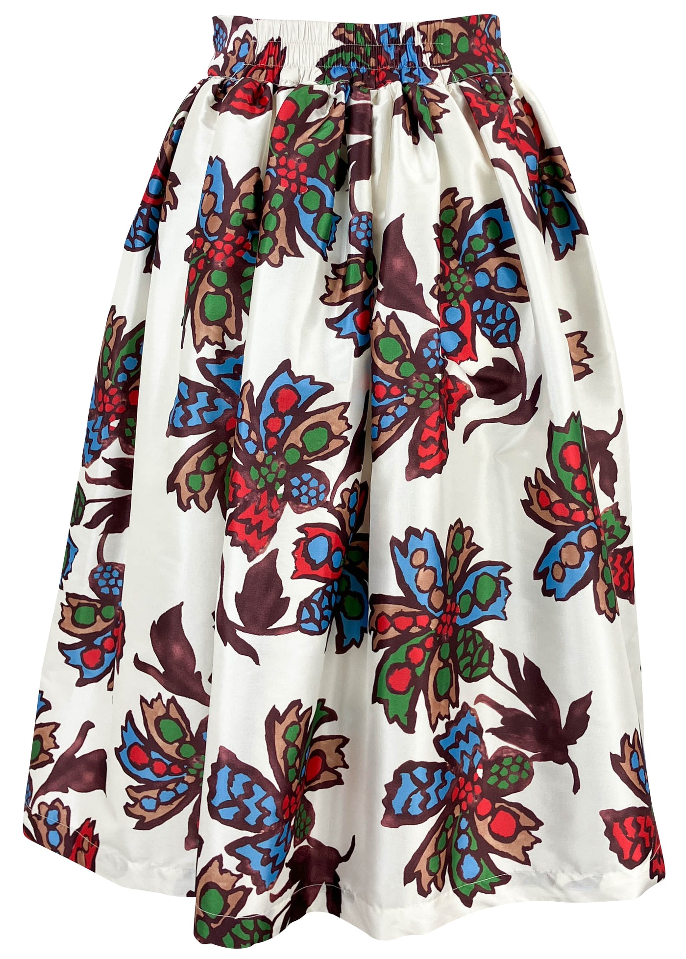 Frances Valentine Barbara Mid Skirt in Oyster - Discounts on Frances Valentine at UAL