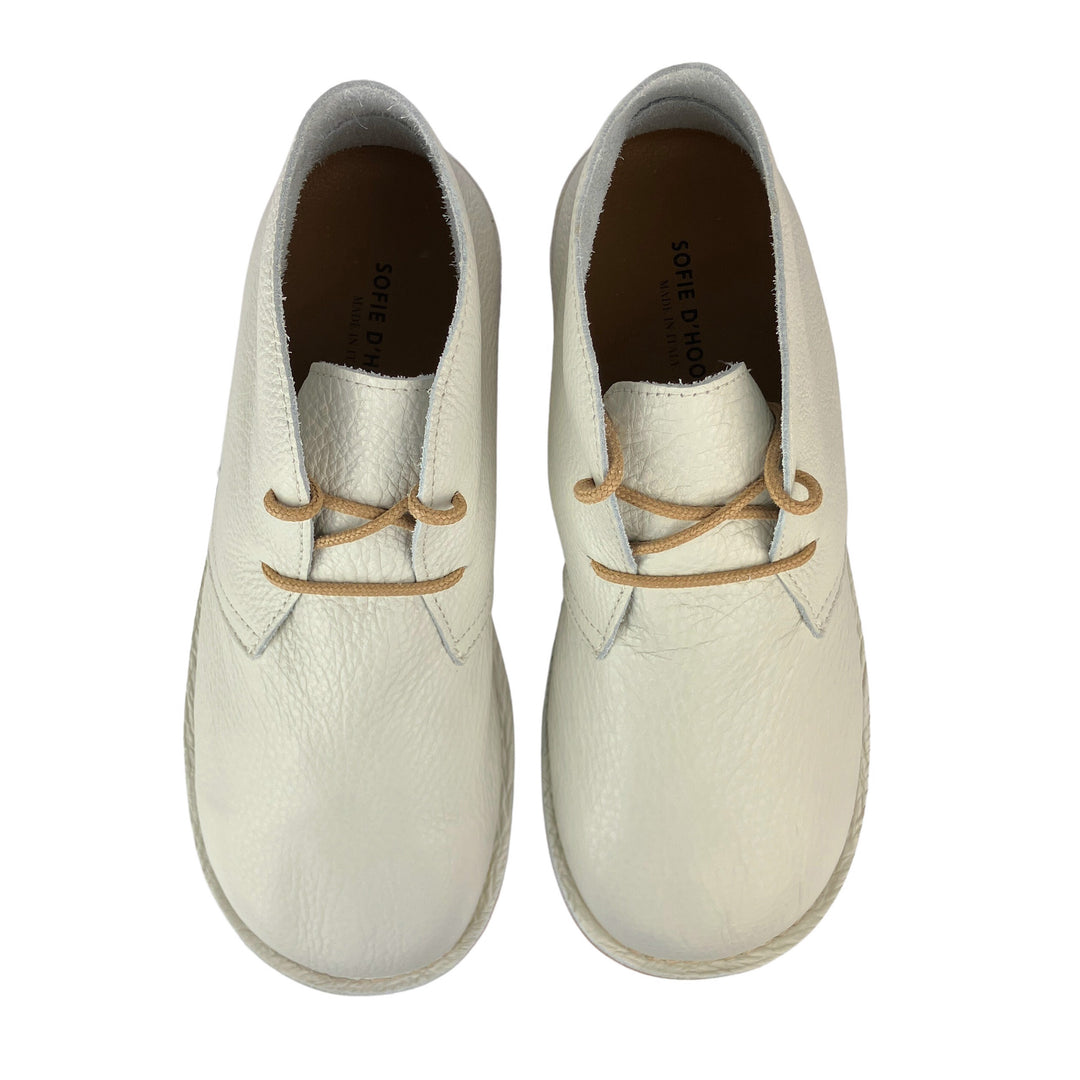 Sofie D'Hoore Figari Desert Boots in White - Discounts on Sofie D'Hoore at UAL