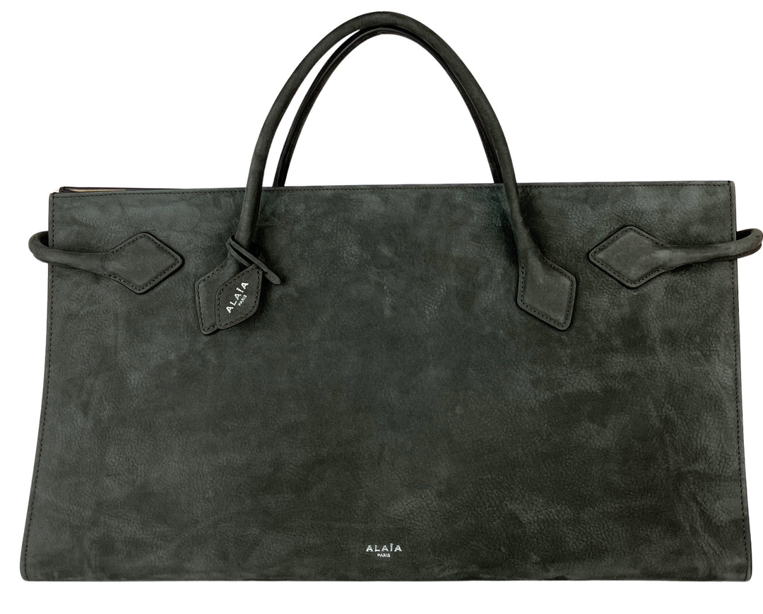 Alaïa Le Teckel Top Handle Bag in Grey - Discounts on Alaïa at UAL