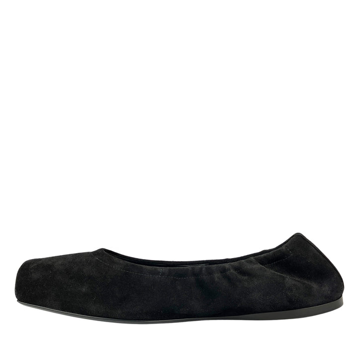 Alaïa Suede Ballet Flats in Black - Discounts on Alaïa at UAL