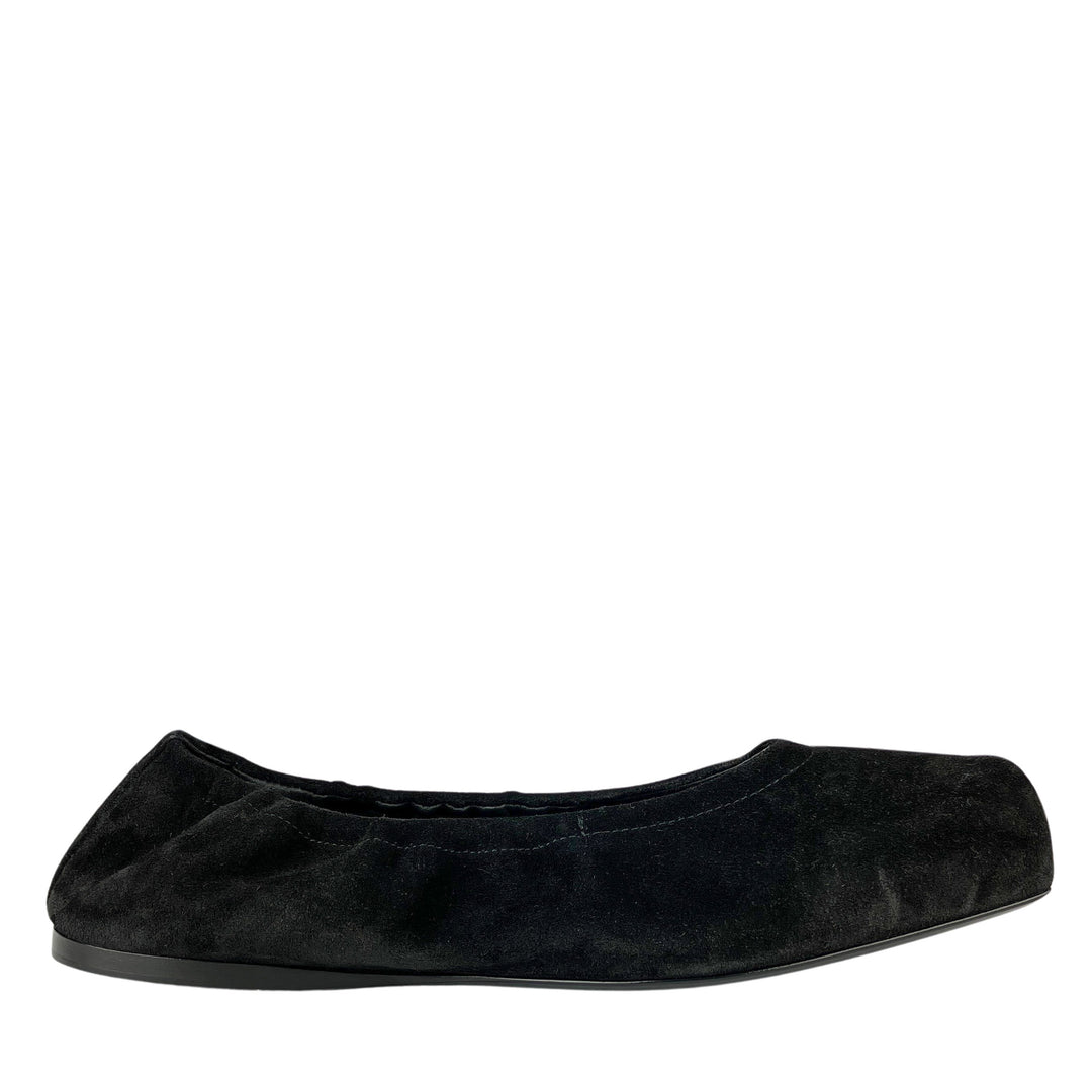 Alaïa Suede Ballet Flats in Black - Discounts on Alaïa at UAL
