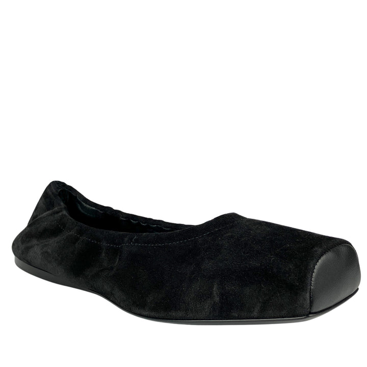 Alaïa Suede Ballet Flats in Black - Discounts on Alaïa at UAL