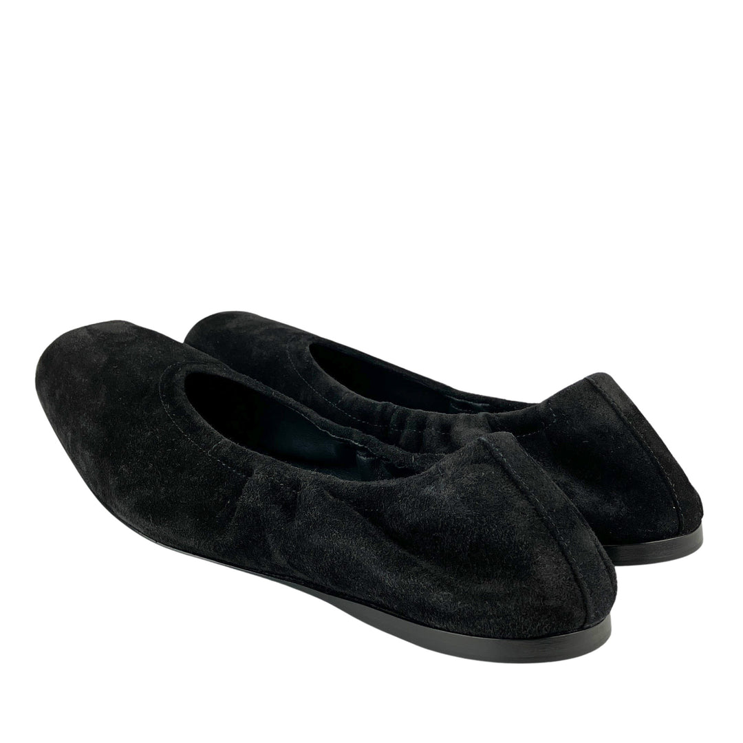 Alaïa Suede Ballet Flats in Black - Discounts on Alaïa at UAL