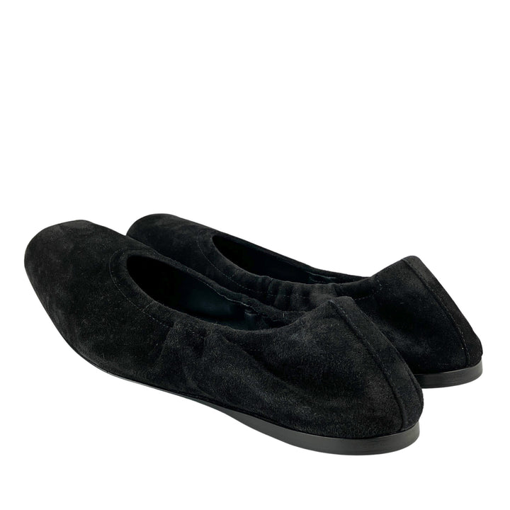 Alaïa Suede Ballet Flats in Black - Discounts on Alaïa at UAL
