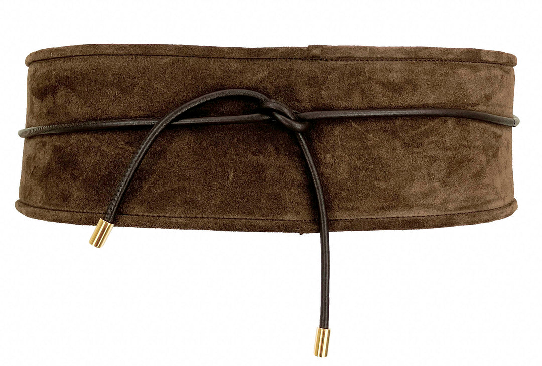 Altuzarra Suede Tie Belt in Brown - Discounts on Altuzarra at UAL