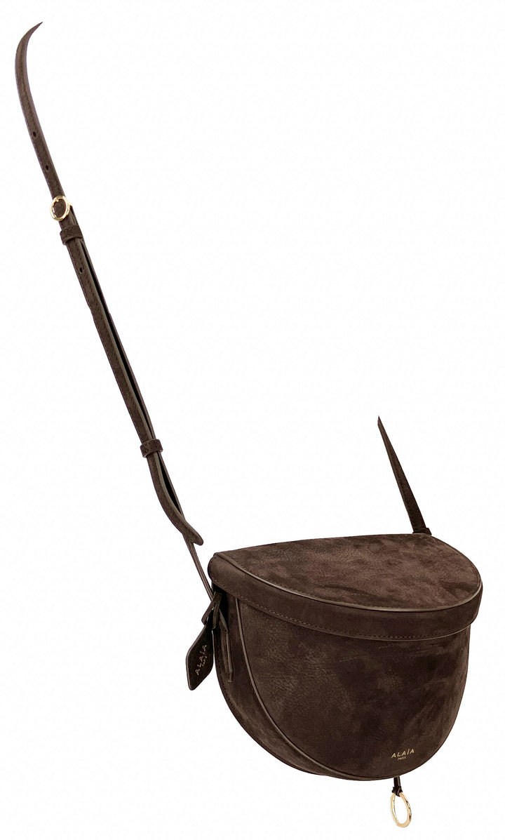 Alaïa Suede Hip Bag in Brown - Discounts on Alaïa at UAL