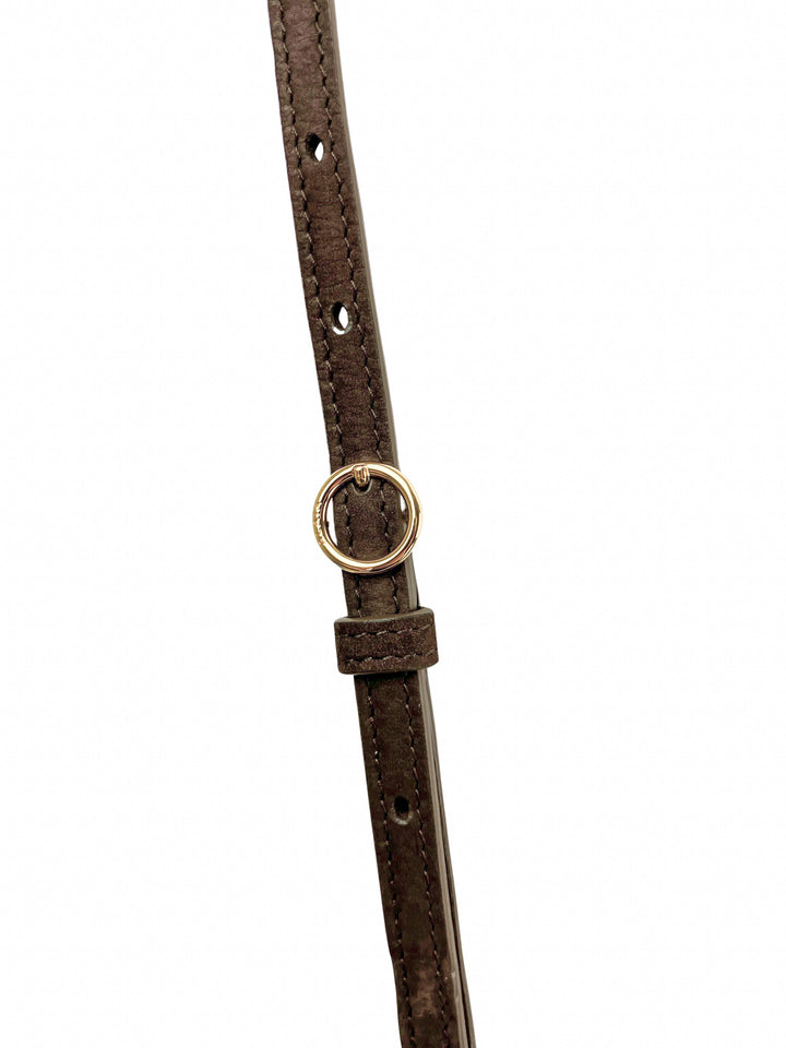 Alaïa Suede Hip Bag in Brown - Discounts on Alaïa at UAL
