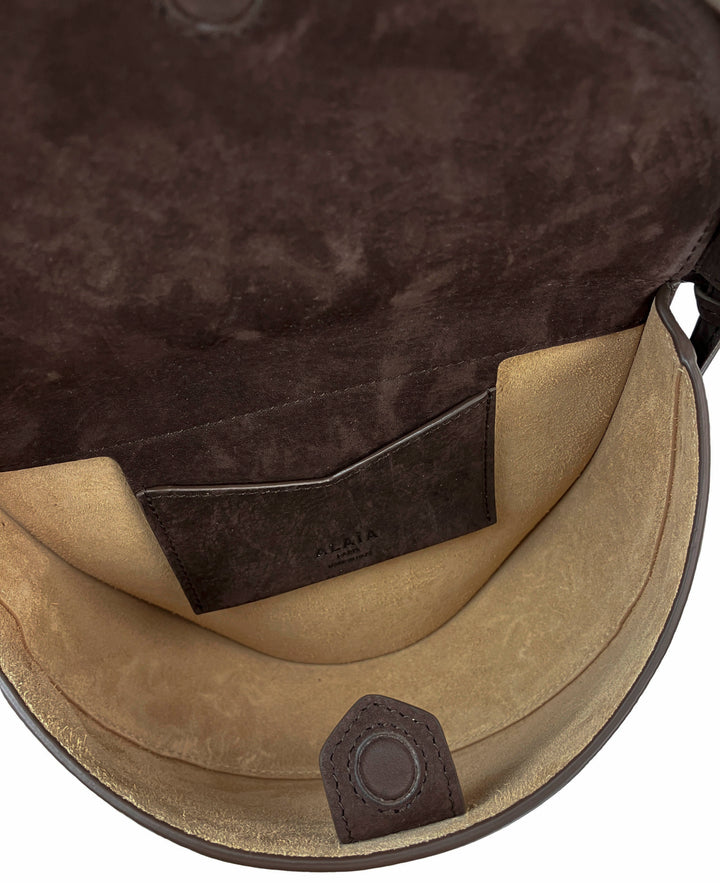 Alaïa Suede Hip Bag in Brown - Discounts on Alaïa at UAL