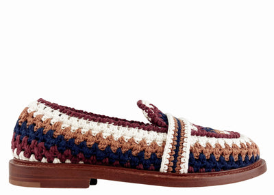 Chloé Kayla Loafer in Multi Blue - Discounts on Chloé at UAL