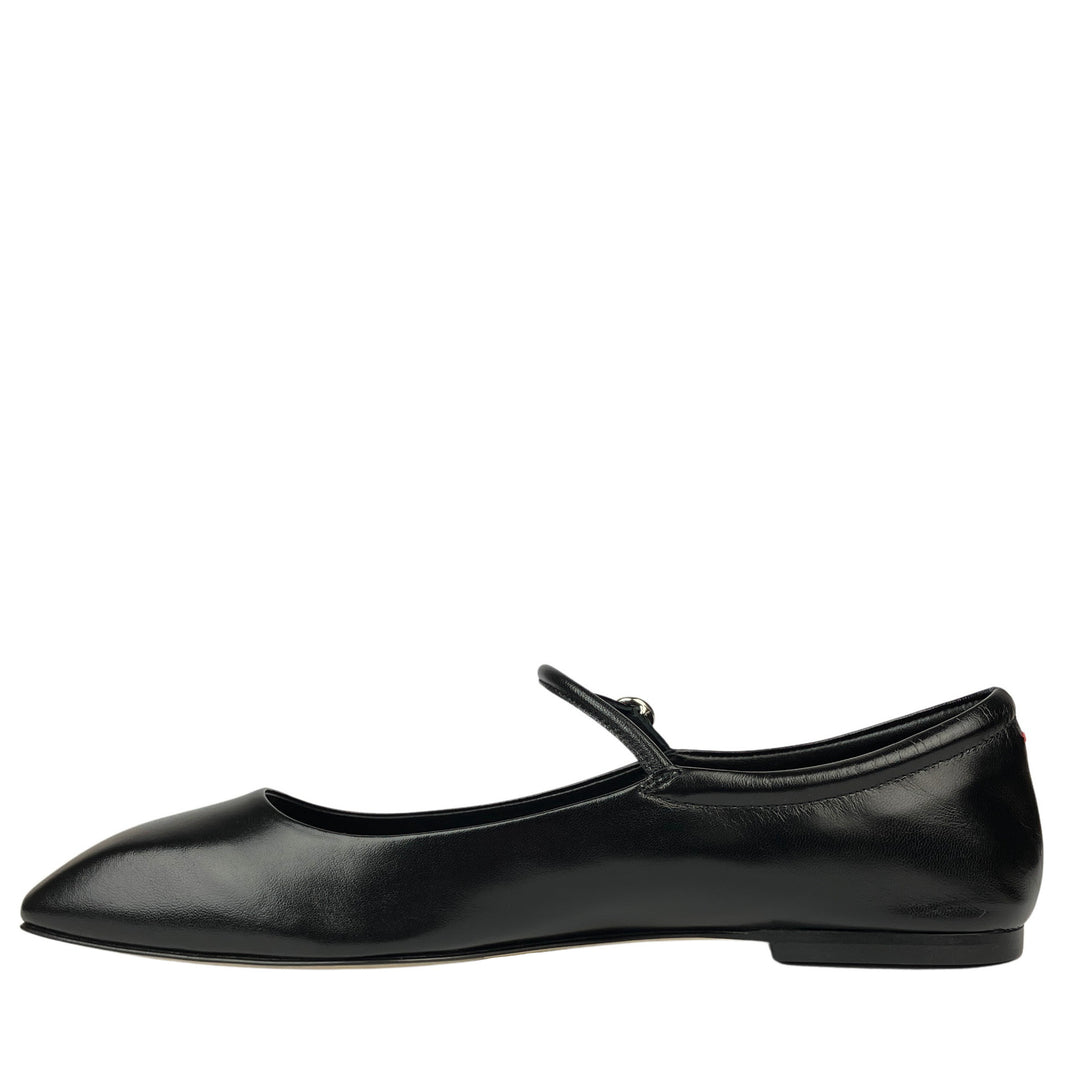 Aeyde Uma Mary Jane Flats in Black
