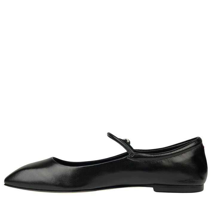 Aeyde Uma Mary Jane Flats in Black