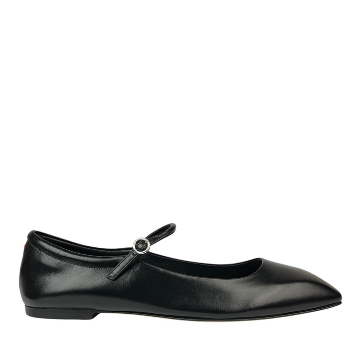 Aeyde Uma Mary Jane Flats in Black