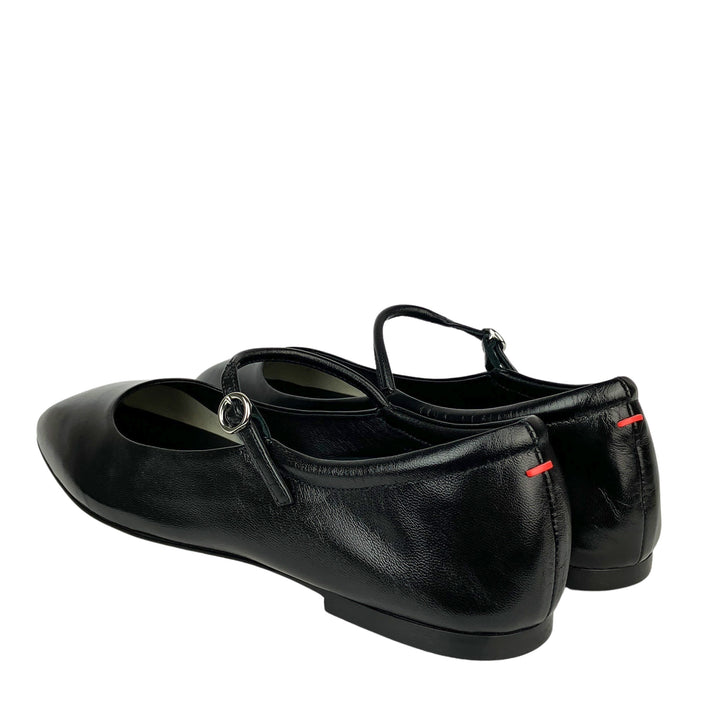 Aeyde Uma Mary Jane Flats in Black