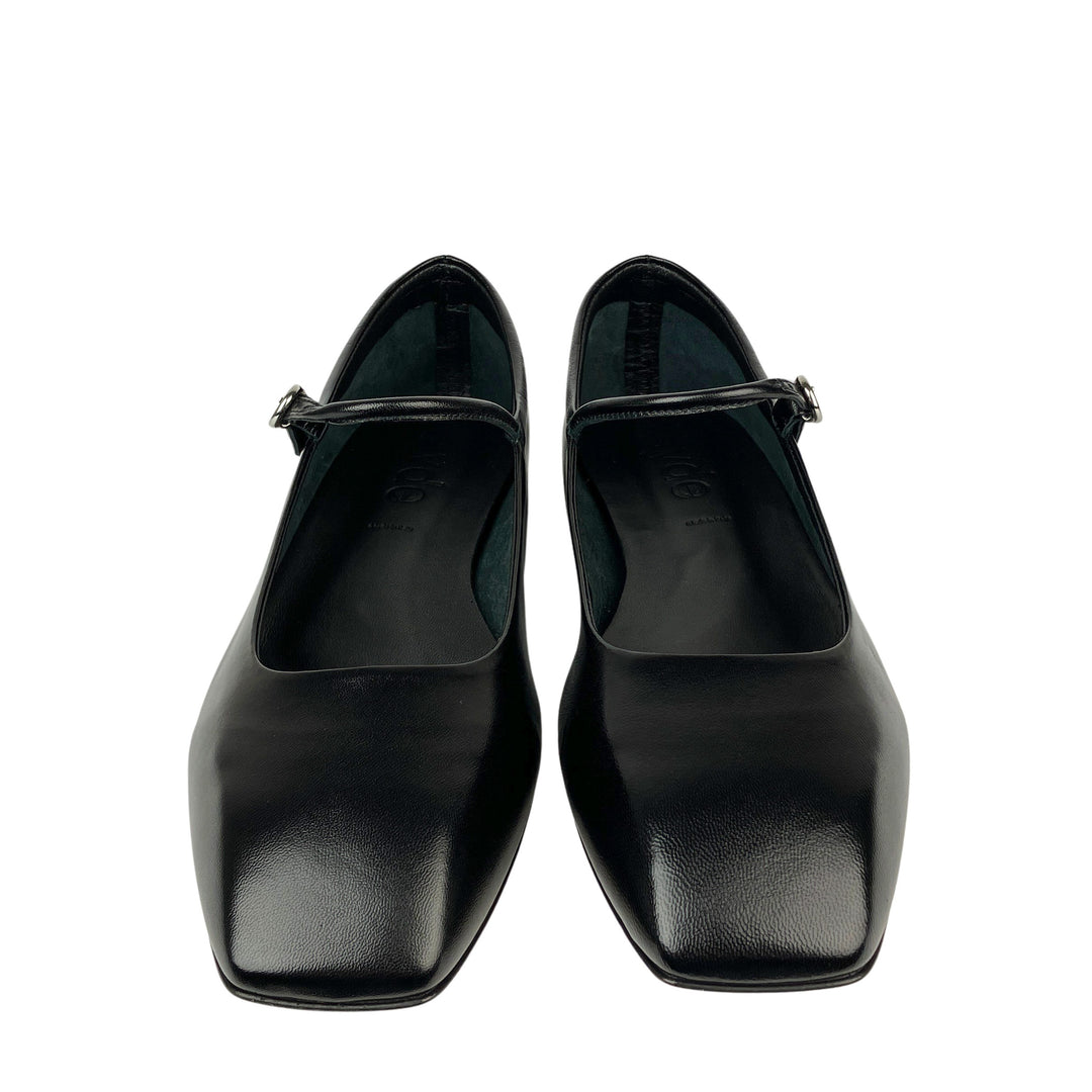 Aeyde Uma Mary Jane Flats in Black