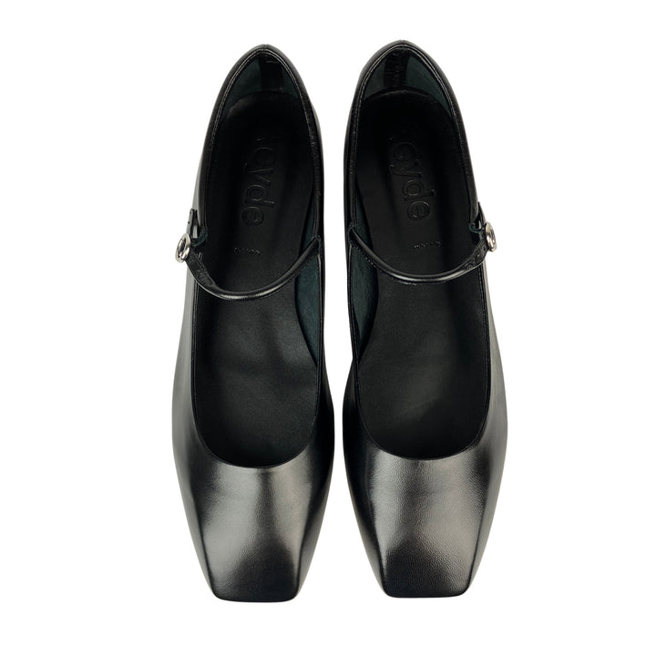 Aeyde Uma Mary Jane Flats in Black
