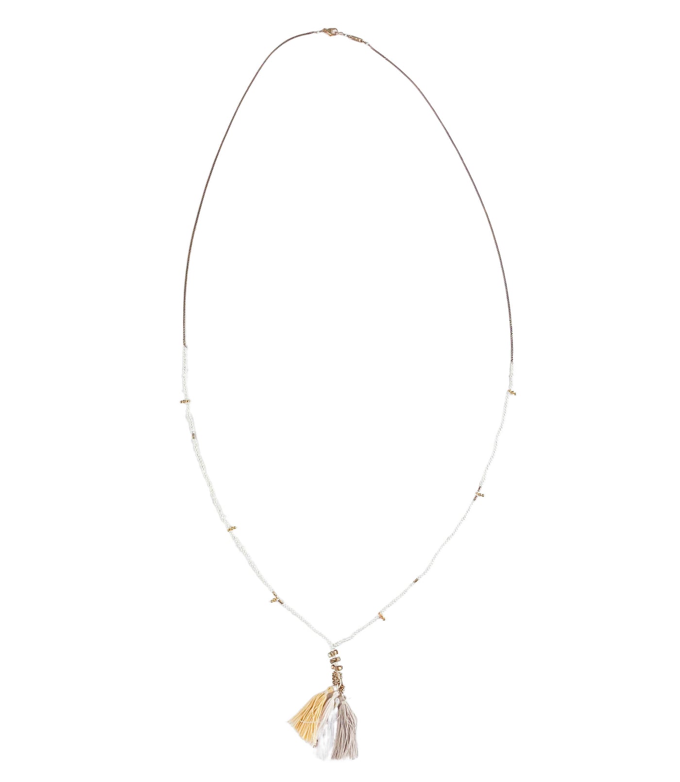 Chan Luu Long Strand Tassel Pearl Necklace - Discounts on Chan Luu at UAL