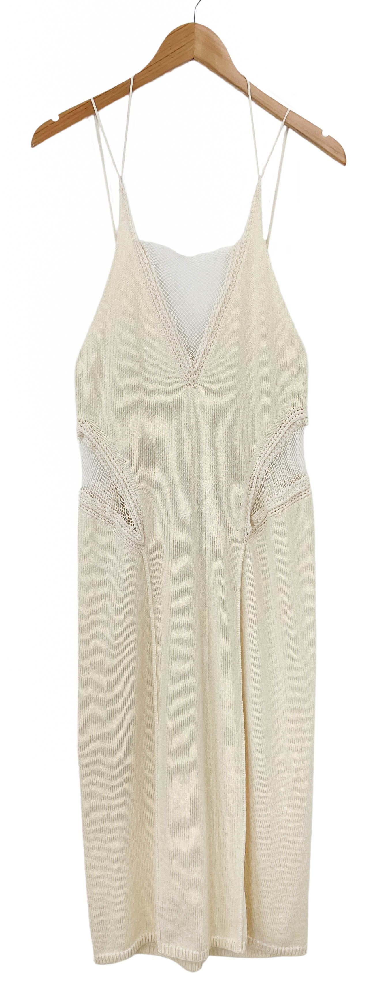 Aisling Camps Fretwork Dress in Cream - Discounts on Aisling Camps at UAL