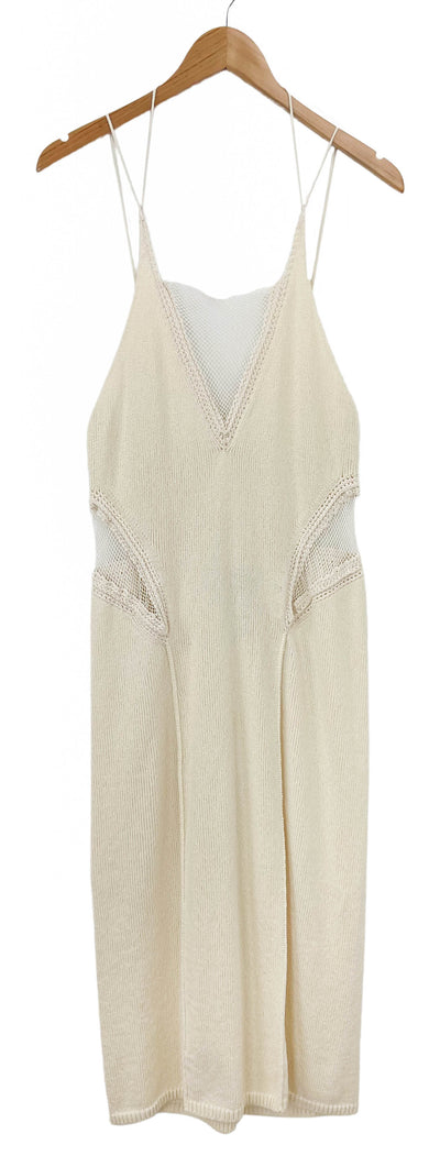 Aisling Camps Fretwork Dress in Cream - Discounts on Aisling Camps at UAL