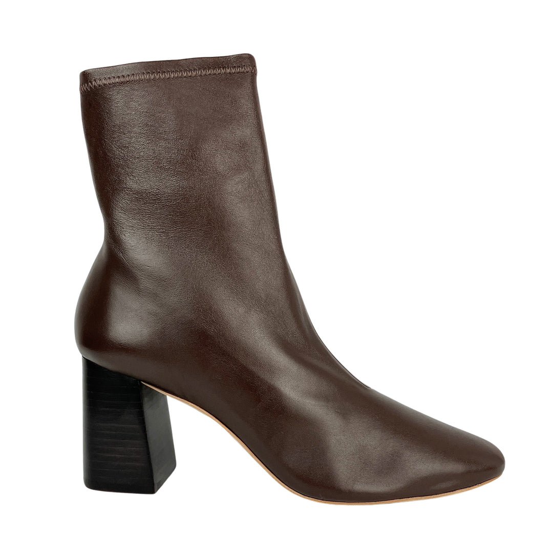 Loeffler Randall Elise Slim Ankle Booties in Chocolate - Discounts on Loeffler Randall at UAL