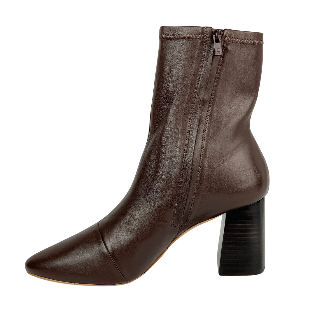 Loeffler Randall Elise Slim Ankle Booties in Chocolate - Discounts on Loeffler Randall at UAL