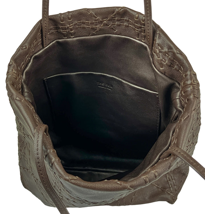 The Row Lilou Woven Bag in Brown - Discounts on The Row at UAL