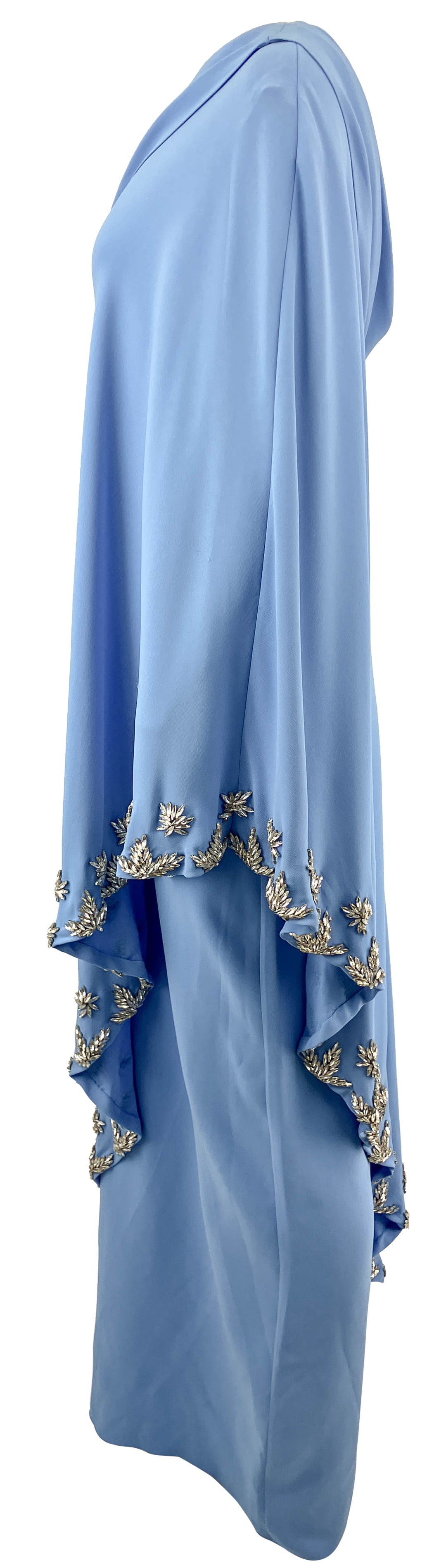 Oscar de la Renta One-Shoulder Drape-Design Gown in Blue - Discounts on Oscar de la Renta at UAL