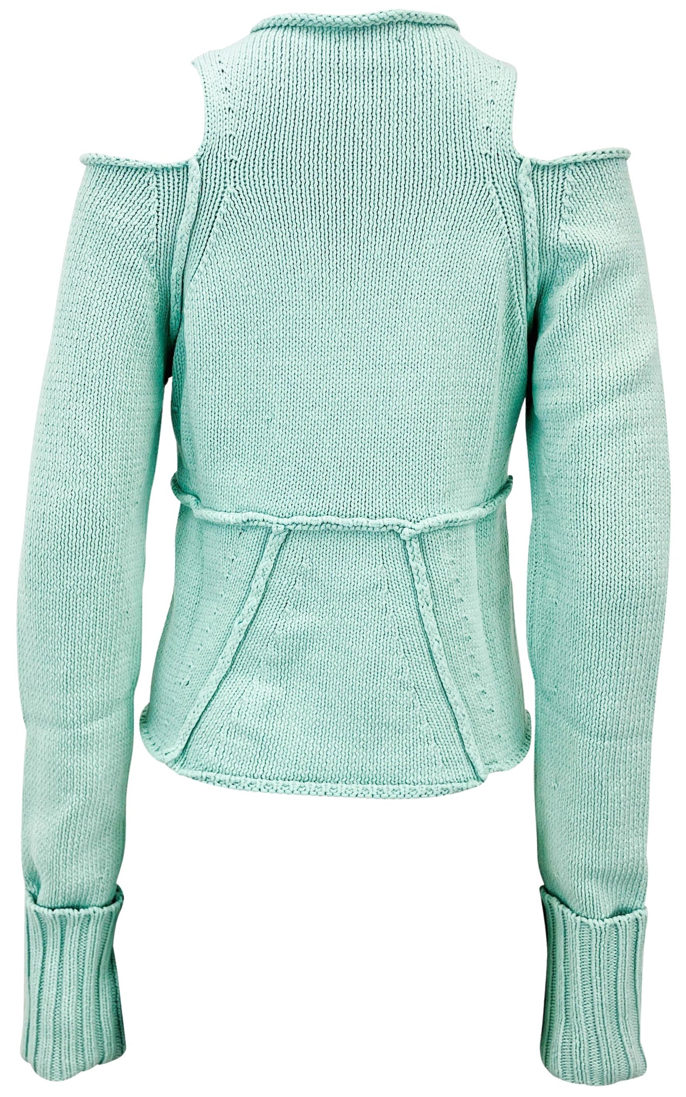 Aisling Camps Collarbone Sweater in Mint - Discounts on Aisling Camps at UAL
