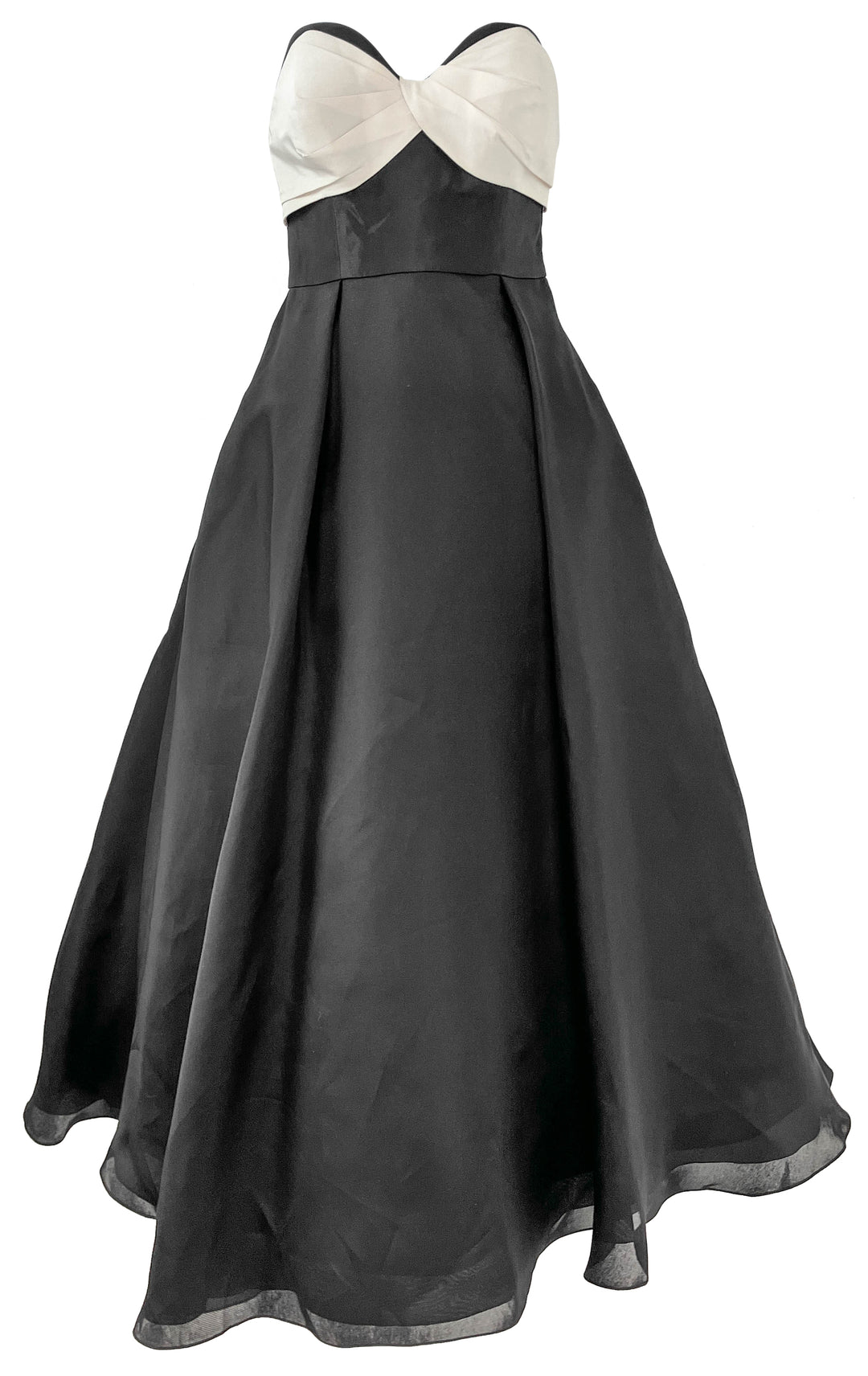 Carolina Herrera Strapless Silk Gown in Black - Discounts on Carolina Herrera at UAL