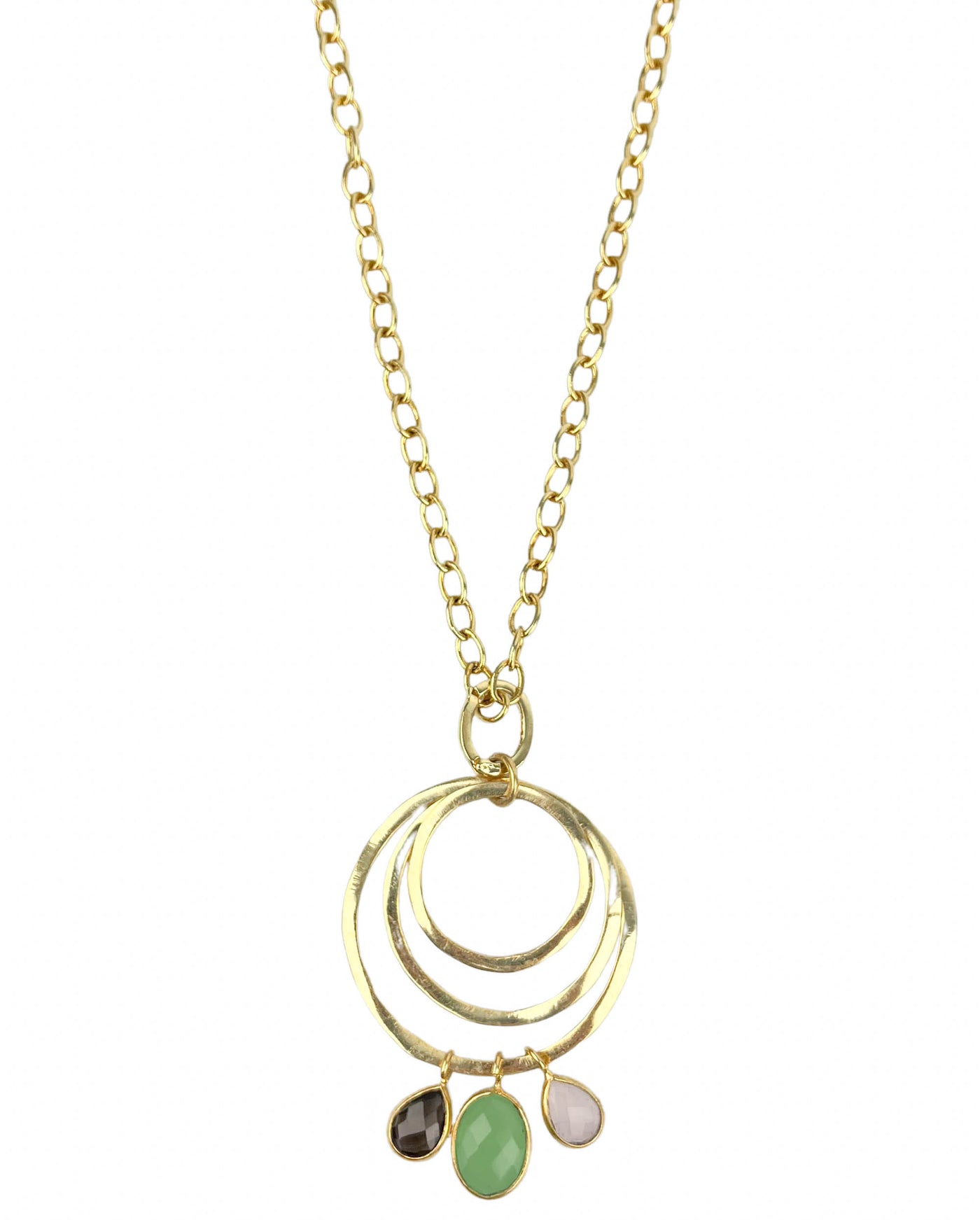 Betty Carré Three Ring and Stone Long Necklace - Discounts on Betty Carré at UAL