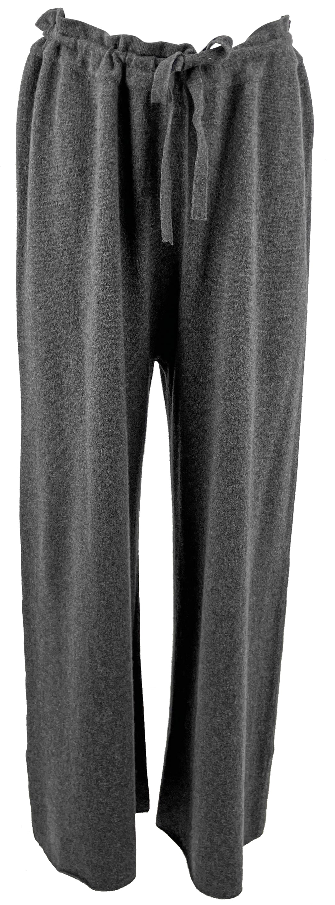 Jil Sander Cashmere Wide Leg Pants in Medium Grey - Discounts on Jil Sander at UAL
