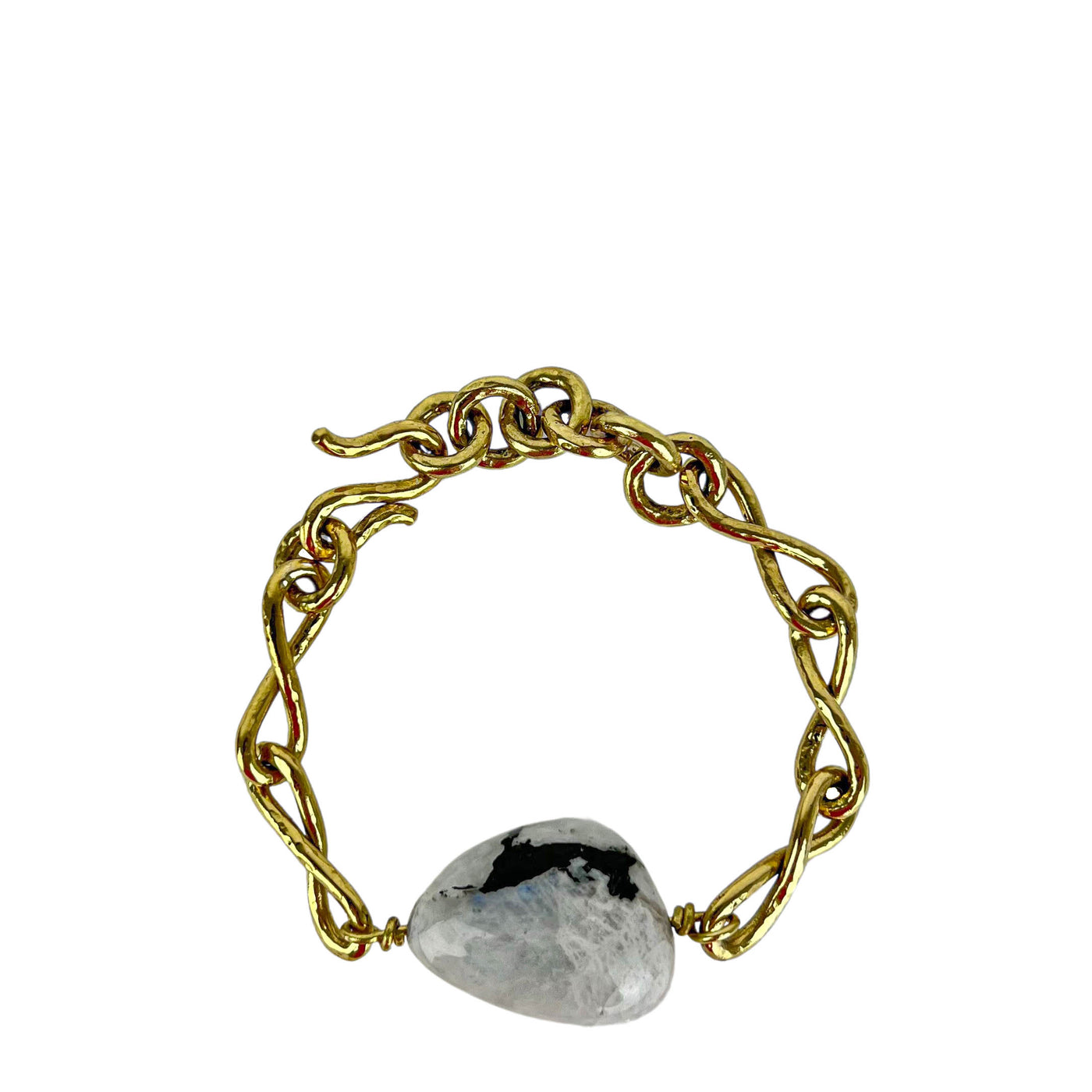 Ulla Johnson Tumbled Stone Bracelet in White Ocean Jasper - Discounts on Ulla Johnson at UAL