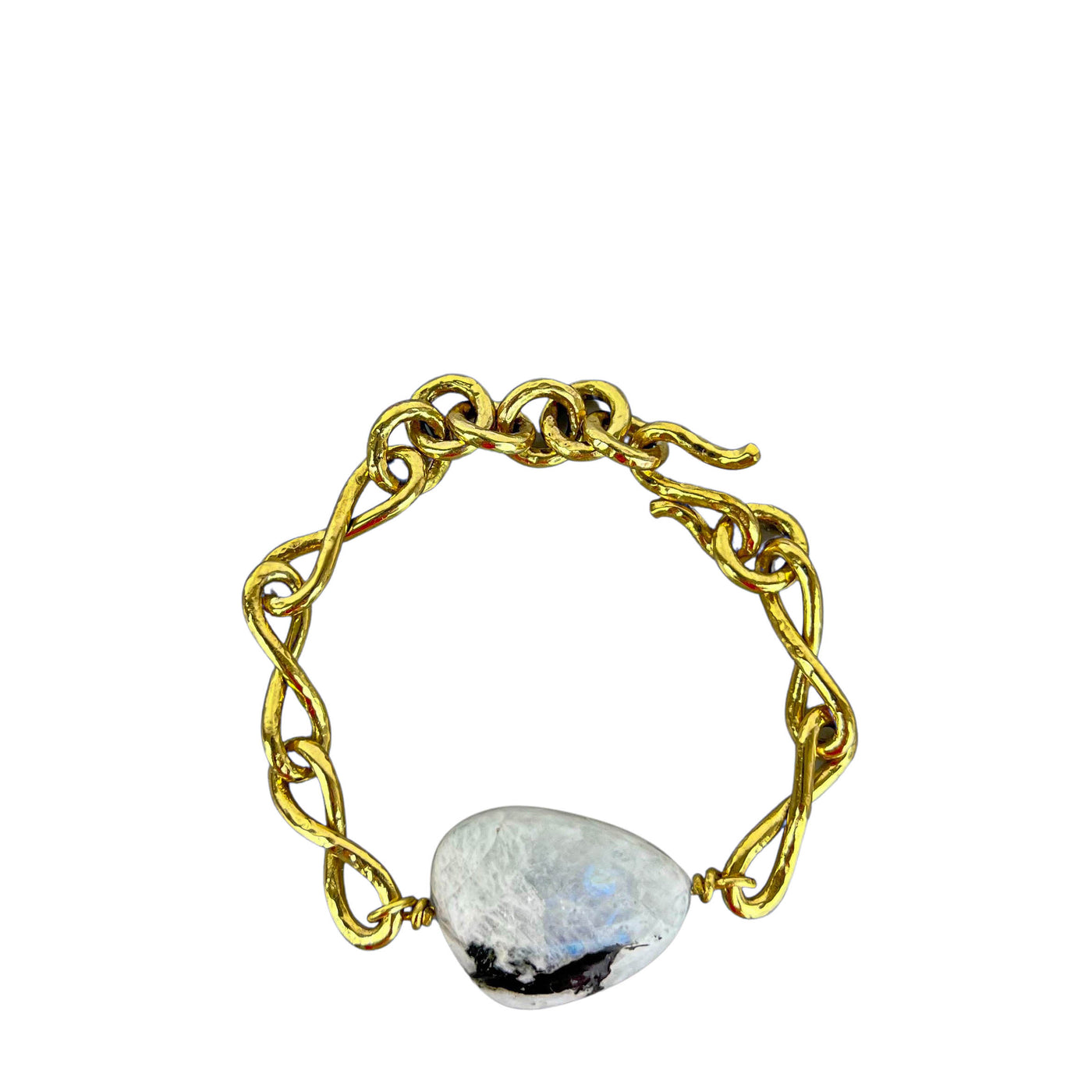 Ulla Johnson Tumbled Stone Bracelet in White Ocean Jasper - Discounts on Ulla Johnson at UAL