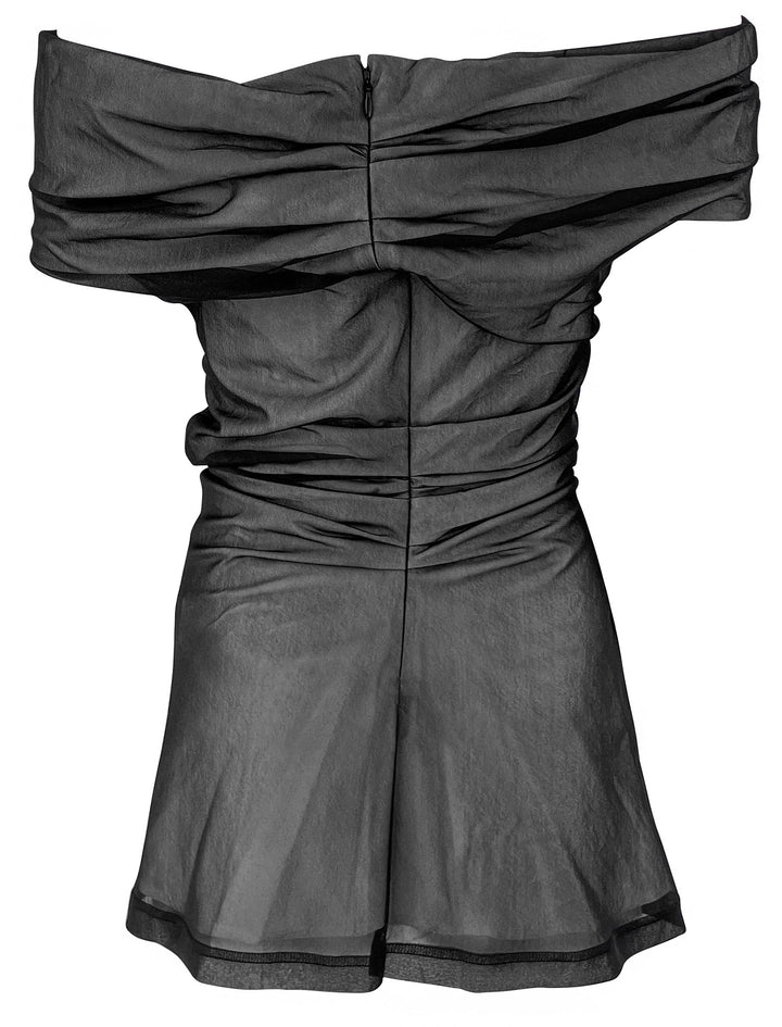 Proenza Schouler Allegra Off-the-Shoulder Top in Black - Discounts on Proenza Schouler at UAL