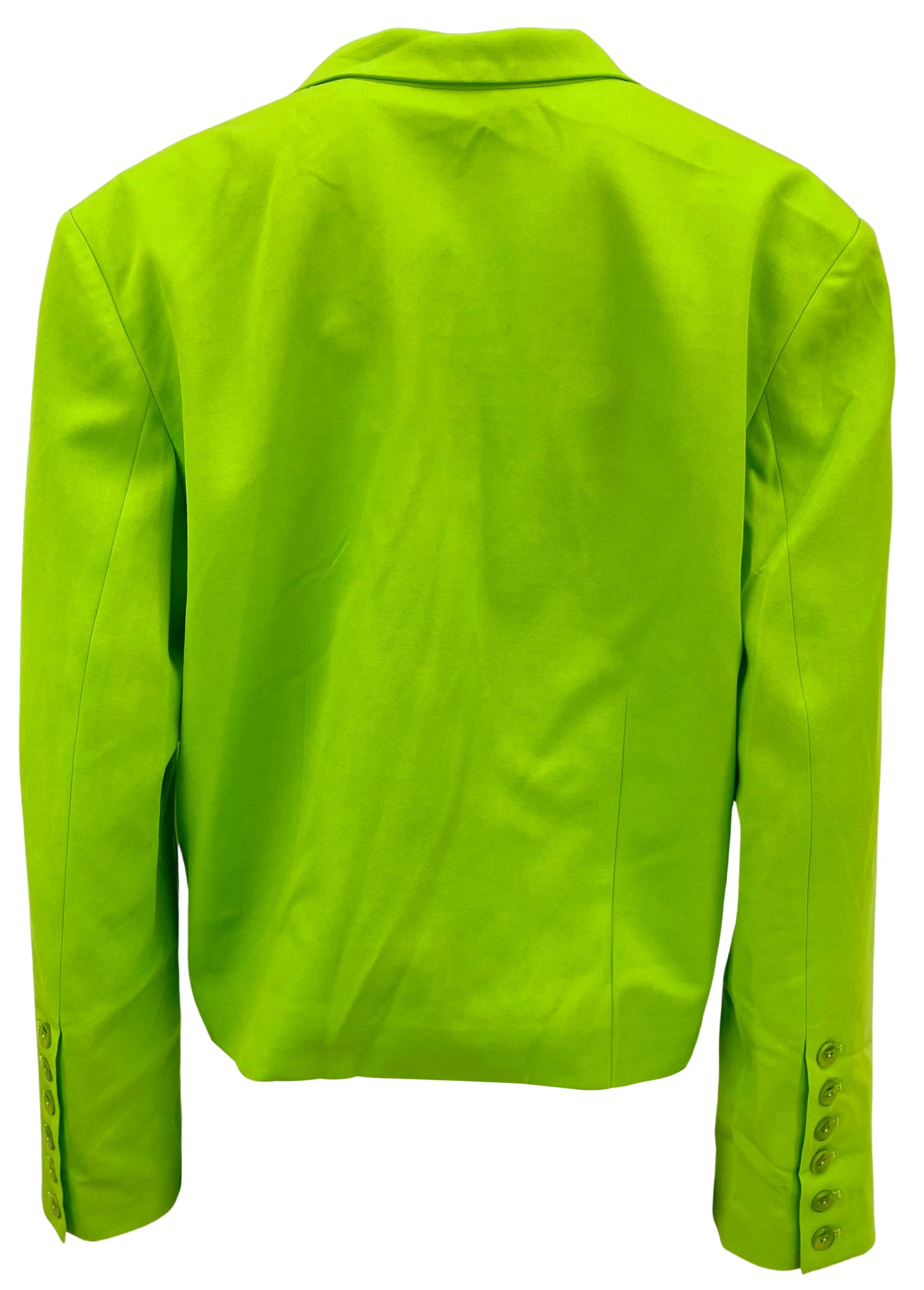 LAPOINTE Boxy Blazer in Neon Green - Discounts on LaPointe at UAL
