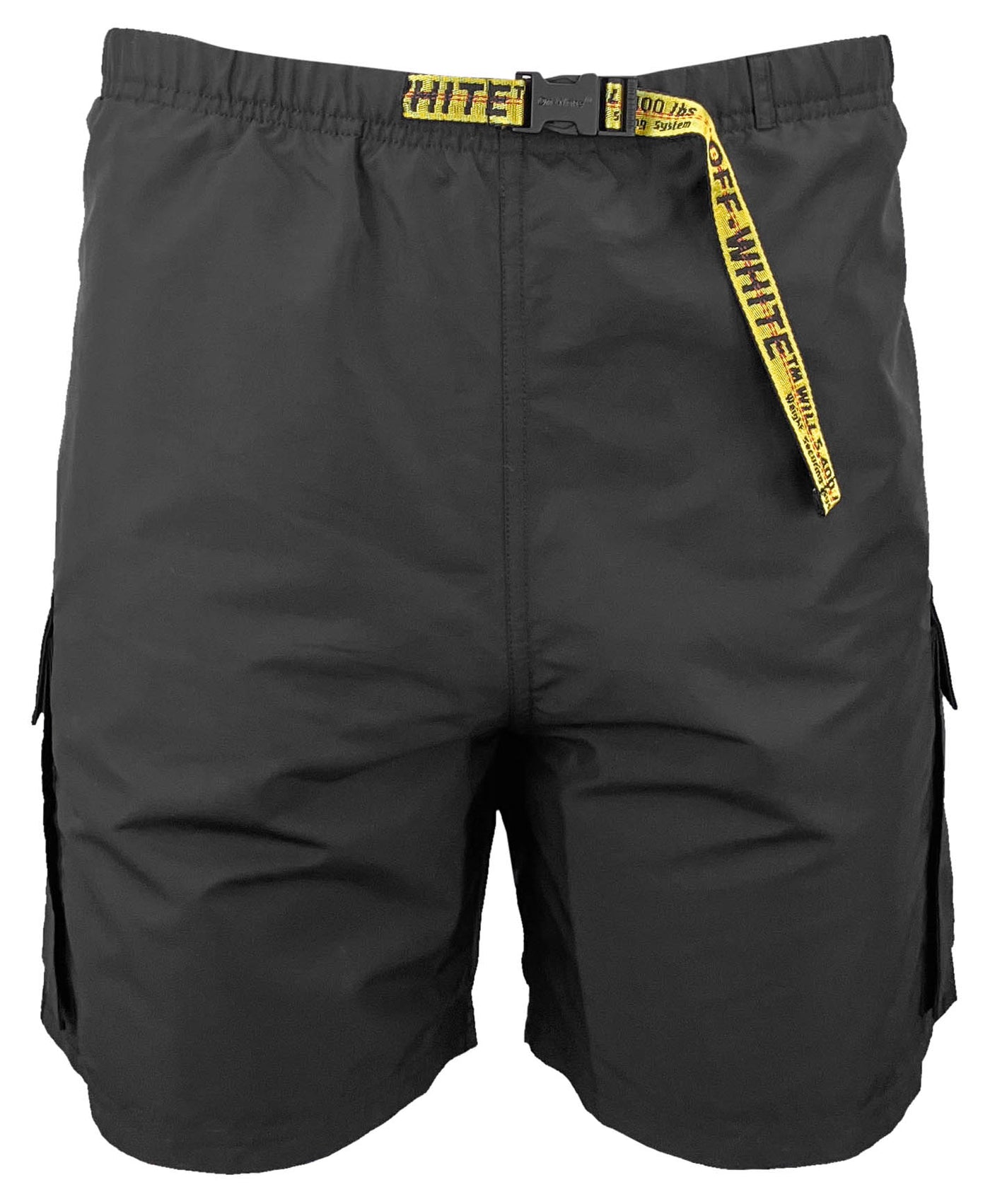 Off-White Cargo Swim Shorts in Black - Discounts on Off-White at UAL