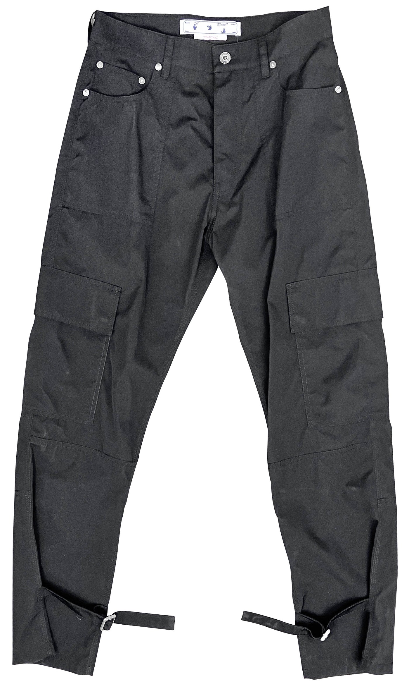 Off-White Wave Cargo Pants in Black - Discounts on Off-White at UAL