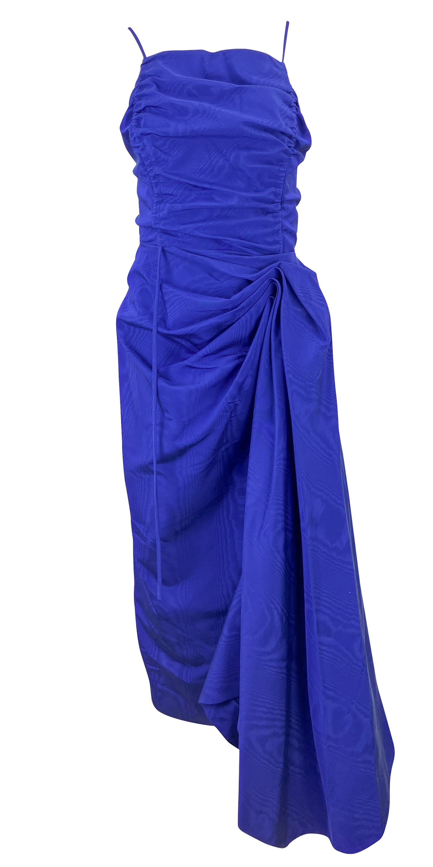 Jason Wu Ruched Crossback Cocktail Dress in Klein Blue - Discounts on Jason Wu at UAL